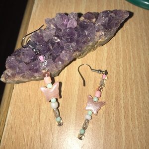 NWT Handmade Butterfly Earrings